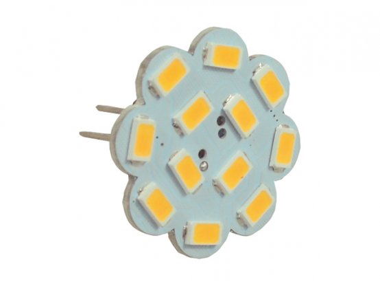 Ampoule LED, G4 10-35V WW 2,4W à broches arrière, équivalent 30W