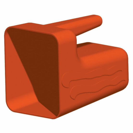 Bac de récupération, 2,5 L, 158 x 128 x 215 mm, orange