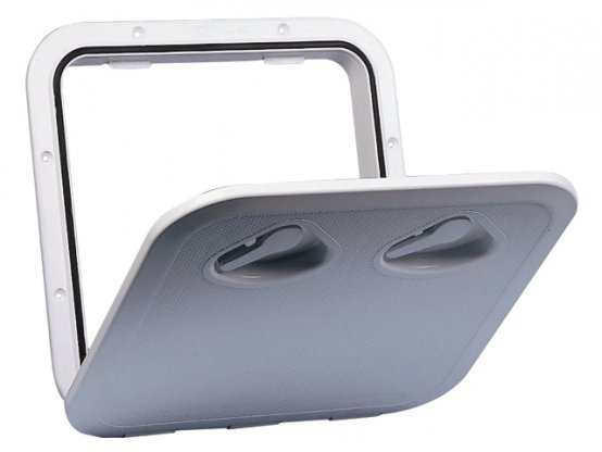 TOP LINE Hatch, Blanc, 370x375mm, ISO12216