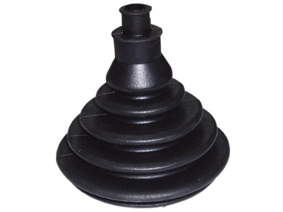 Cable Boot , Conical for Outboard-Control Black Rubber