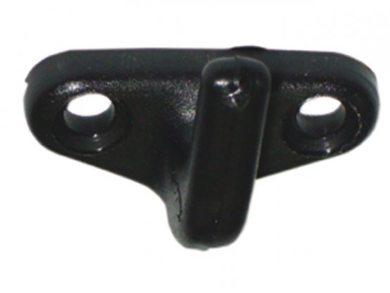 Porte-crochet, en plastique noir multifonctionnel