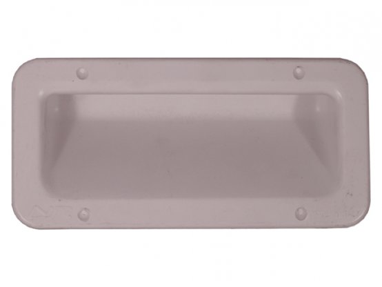 Poignée de tiroir/porte-lunettes de soleil en plastique blanc