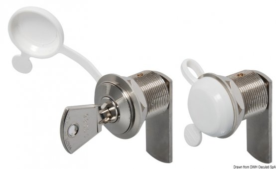 Serrure à cylindre, avec clé Yale 20 mm