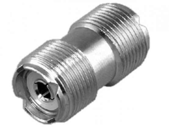 Adaptateur coaxial UHF femelle/femelle à épissure en ligne