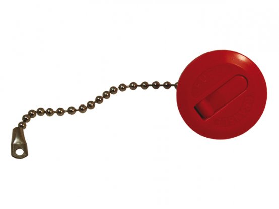 Bouchon de nable à levier, polyamide rouge (carburant) 13914/7 - 16798