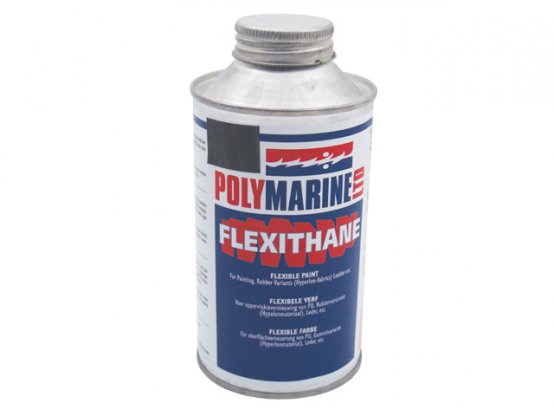 Peinture Hypalon, noire 500 ml Flexithane