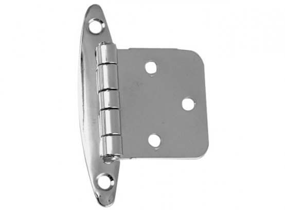 Ensemble de charnières, affleurantes Chr/Brs L:2,75" OpenWd: