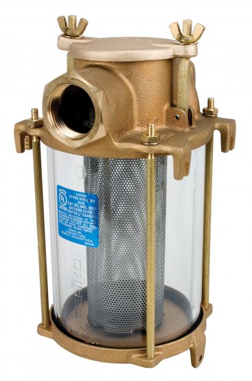 Passoire en bronze pour eau brute, diamètre 5, 3/4 Fpt
