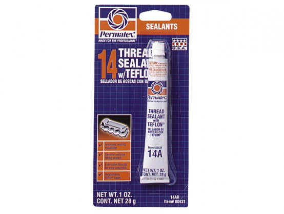 Mastic d'étanchéité pour filetage, avec PTFE 1 oz/tube