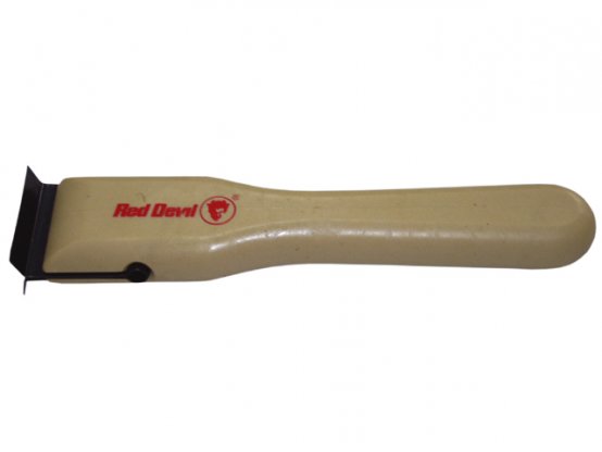 Grattoir à bords doubles : manche de 3,8 cm (1-1/2 po)