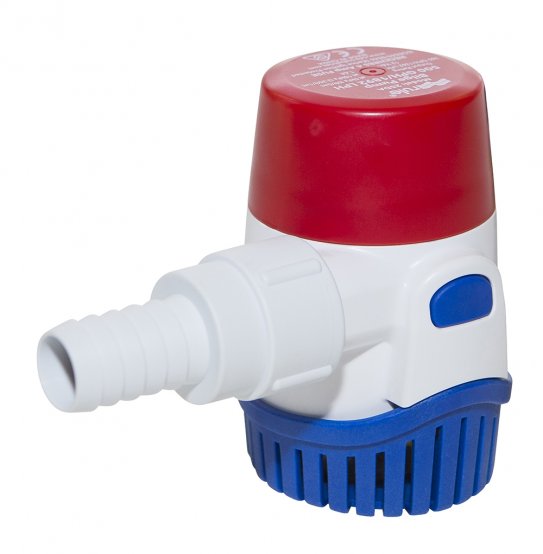 Pompe de cale, débit inférieur à 500 Gph, 24 V