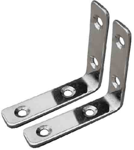 Angle Bracket, Stainless Steel 3"x3 Pair