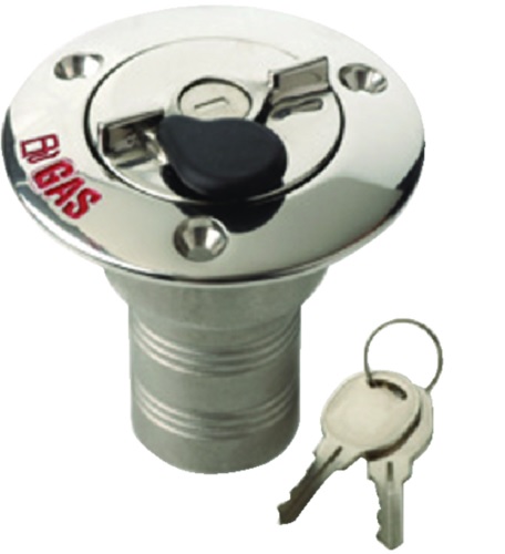 Deck Fiill Gas Locking Stainless Steel Hose 0:11/2 Plug:Slot&Key