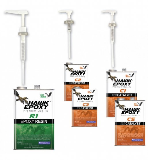 Ensemble de pompe, époxy Hawk taille 3