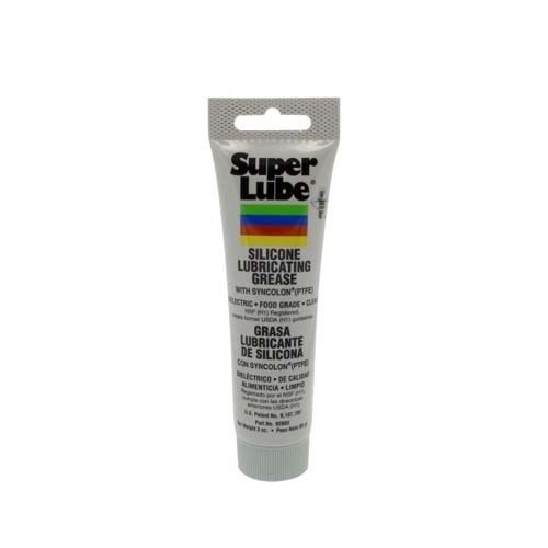 Graisse lubrifiante silicone, tube blanc translucide de 85 g (3 oz)