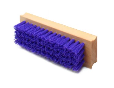 Brosse Snappy Teak Purple 12 x 3 cm (4,75″ x 1,25″) en polypropylène à poils