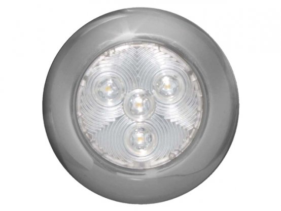 Rondelle lumineuse LED 3" en acier inoxydable