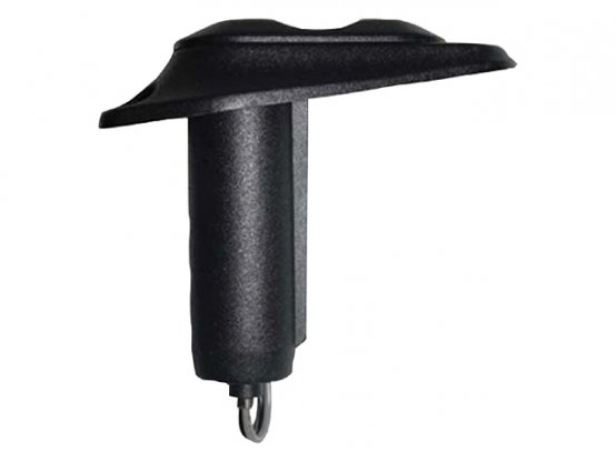 Embase pour feu de navigation arrière, 2 broches, nylon noir