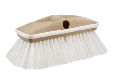 Brosse de lavage, rigide avec pare-chocs blanc