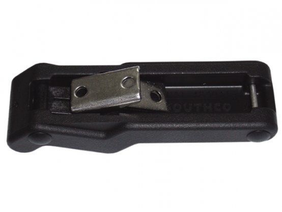 Loquet flexible avec fixation dissimulée, noir