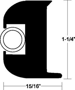 Kit de rail de protection, vinyle souple blanc, hauteur : 3,2 cm, largeur : 2,4 cm, longueur : 15,2 m