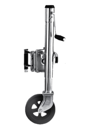 Jack, Sidewind Swivel 1500Lb with Wheel
