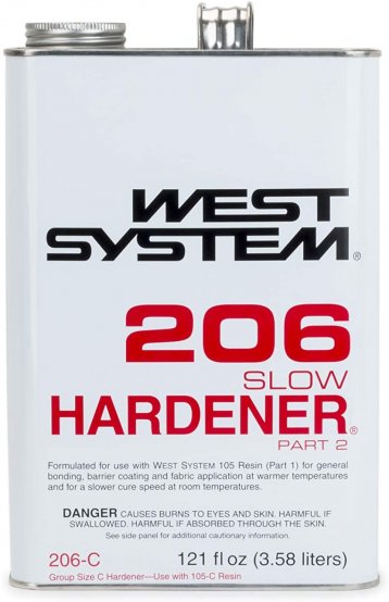 Epoxy Hardener , Slow 206-C 0.94Gal