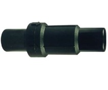 Clapet anti-retour, raccord cannelé en ligne Plast : 3/4"