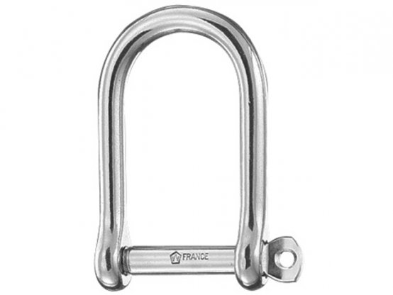 Large self-locking free axis shackle - 5mm